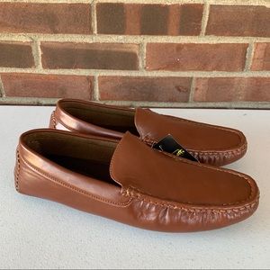 New Sedagatti brown slip on moccasins loafers